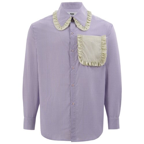 фото Рубашка roma uvarov design фиолетовый, xs