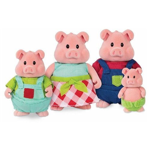 Игровой набор Li'l Woodzeez «Семья свинок»