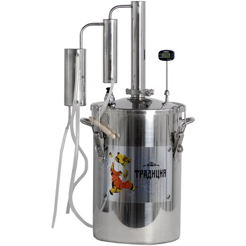 Домашний дистиллятор Традиция 1 бак 17 л капсульное дно двойной сухопарник нержавеющая сталь 1140600₽