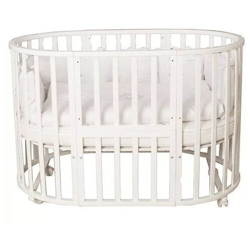 Кроватка-трансформер 4Kids Овал-4 с маятником