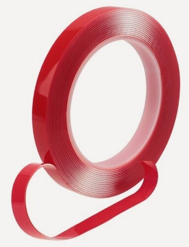 Изображение товара Двухсторонняя клейкая лента Rexant 5 м х 12 мм, прозрачная, на акриловой основе