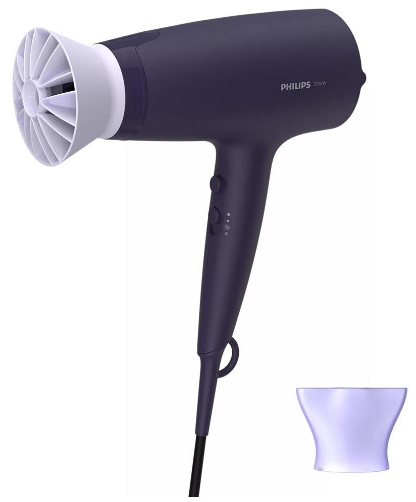 Фен Philips BHD340/10, фиолетовый