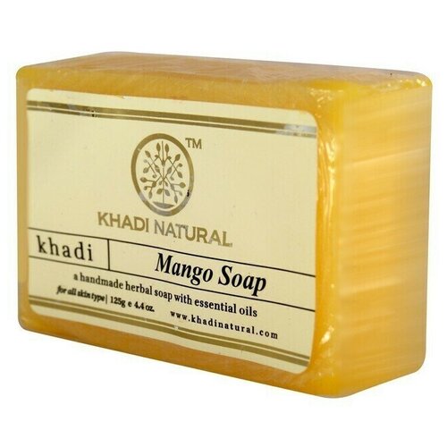 Натуральное мыло с Манго Khadi Naturals 125 г крем для рук молоко шафран khadi natural 50 г