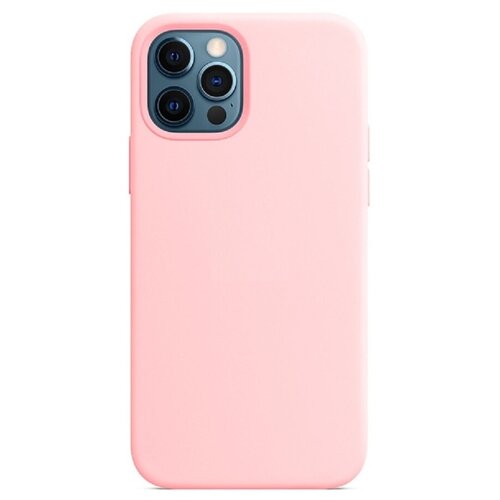 фото Чехол силиконовый case для apple iphone 12 pro розовый нет