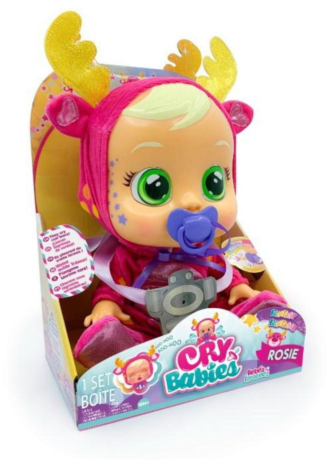 Кукла IMC toys CRYBABIES, Плачущий младенец, Серия Fantasy, Rosie (93720)