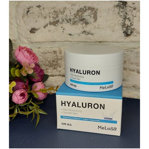 Крем для лица Meloso Hyaluron увлажняющий с гиалуроновой кислотой, 100мл  - Купить