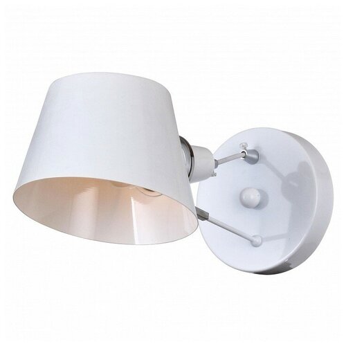 фото Бра h - 1,3см, s - 1,3см, 40w, e14, модерн, плафон - белый, арматура - белый favourite