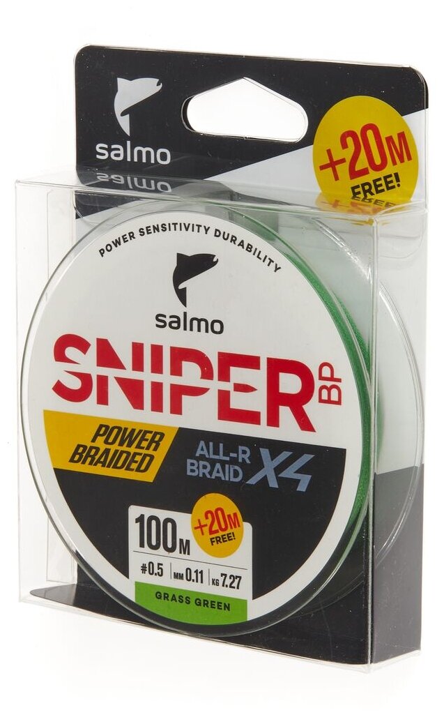 Плетеный шнур Salmo Sniper Bp All R Braid Х4