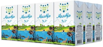 Молоко Мило любо ультрапастеризованное 3.2% 1л, 12шт