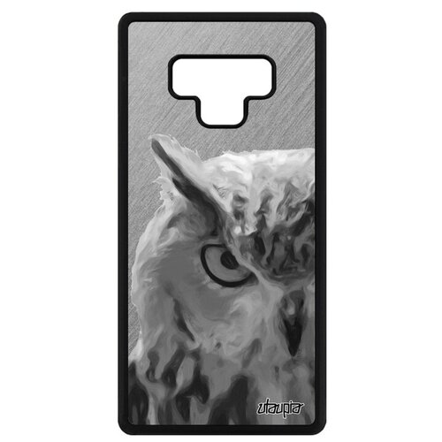 фото Новый чехол на // galaxy note 9 // "сова" филин совушка, utaupia, серый