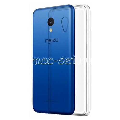 силиконовый чехол для meizu m6 прозрачный 1 0 мм Чехол-накладка на Meizu M5 силиконовая прозрачная 0.5 мм