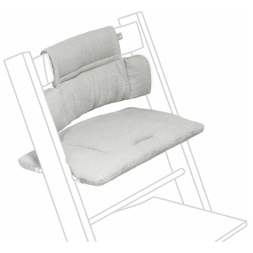 Подушка Stokke для стульчика Tripp Trapp Nordic Grey 100366 аксессуары для мебели stokke сиденье tripp trapp baby set для стульчика