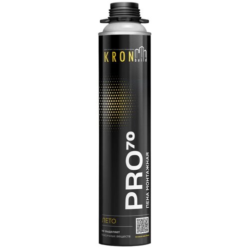 Пена монтажная KRONbuild Pro 70 летняя 850 мл 1819₽