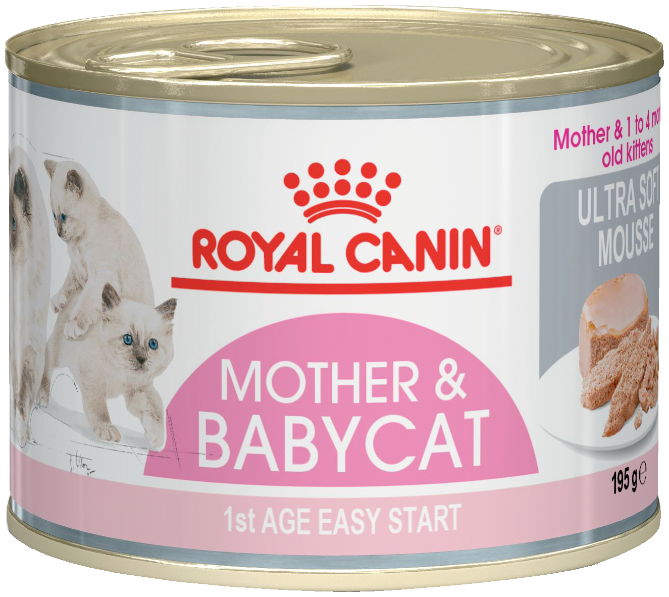 Влажный корм Royal Canin Mother & Babycat (Babycat Instinctive canned) 195 г (мусс)