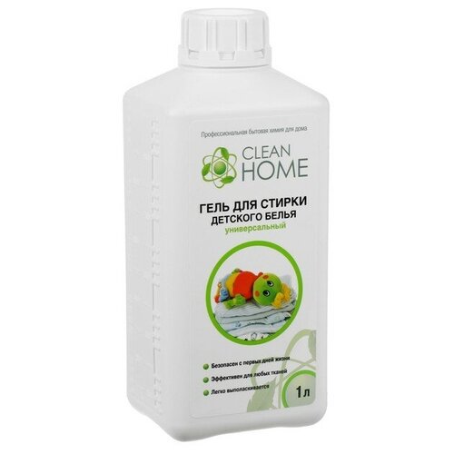 Clean home Гель для стирки детского белья Clean home универсальный, 1Л