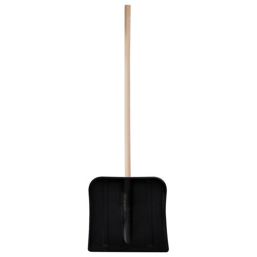 Лопата снеговая Vega пластиковая ковш 4037см с деревянным черенком без ручки и алюминиевой планки 711₽