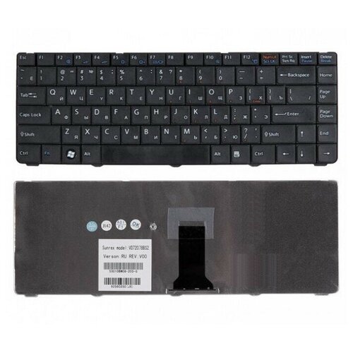 клавиатура для ноутбука sony vaio vgn nr21z белая Клавиатура для Sony Vaio VGN-NR, VGN-NR31ER, VGN-NR31ZR (V072078BS2)