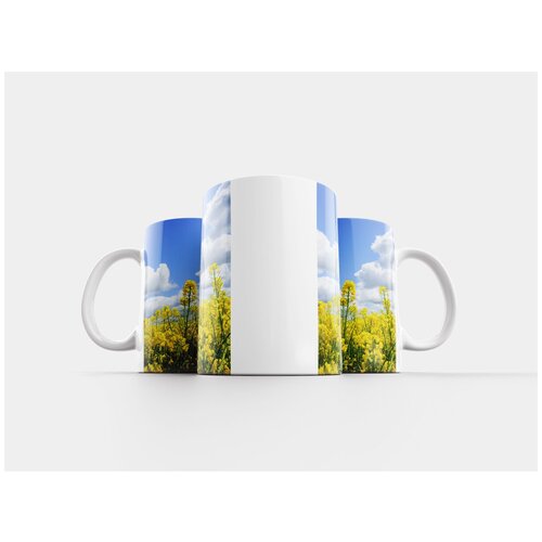 фото Кружка "поле рапса, небеса, облака" 320 мл lotsprints