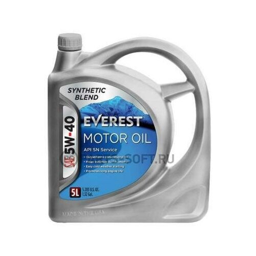 Everest Everest Масло Моторное 5w40 Sp (A3/B3/B4) (Synt.) (5л)