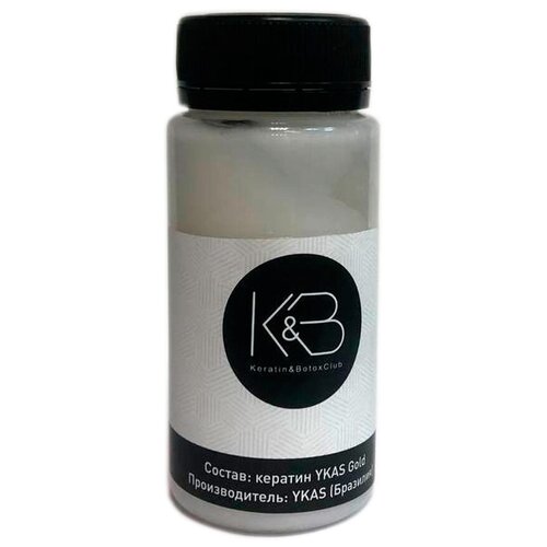 Состав для кератинового выпрямления Ykas Gold 100мл