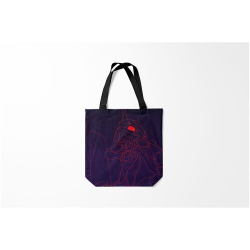 фото Сумка-шоппер / 40х40 см / аниме / евангилион burnettie