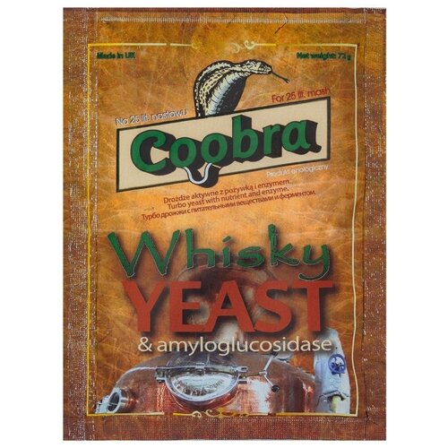 Дрожжи Coobra Whisky спиртовые (1 шт. по 72 г)