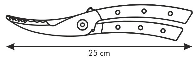 Ножницы кухонные Tescoma 250мм черный - фото №3