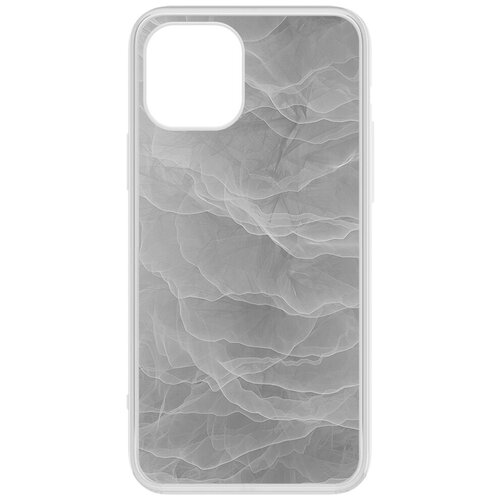 Чехол-накладка Krutoff Clear Case Абстракт туман для iPhone 12/12 Pro чехол накладка krutoff clear case абстракт туман для iphone 5 5s