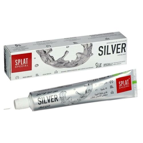 Splat Зубная паста Splat Silver, 75 мл