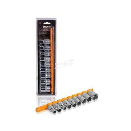 фото Airline at932 набор головок торцевых 1/2 dr шестигранных 9пр. 10 11 12 13 14 15 17 19 22мм at-9-32