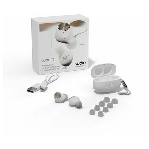 Беспроводные TWS наушники Sudio T2 Цвет белый 759000₽