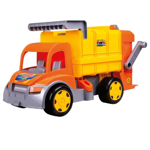 Мусоровоз ZARRIN TOYS TrashTruck, 65 см, оранжевый/желтый мусоровоз trashtruck с баком цвет оранжевый зеленый f3 2 zarrin toys 9319446