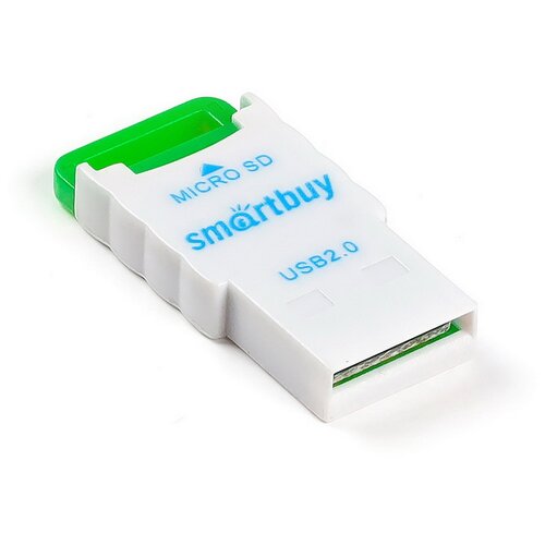 Кардридер SmartBuy SBR-707 зеленый кардридер smartbuy microsd sbr 706 розовый