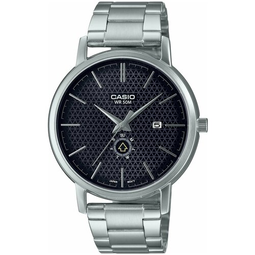 Наручные часы CASIO Collection, серебряный, черный наручные часы casio collection mtp m100d 7a серебряный