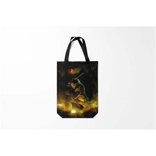 фото Сумка-шоппер / 31х42 см / геймерам / deus ex адам за работой burnettie