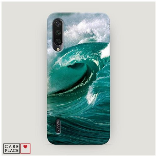 фото Чехол пластиковый xiaomi mi cc9e волны 8 case place
