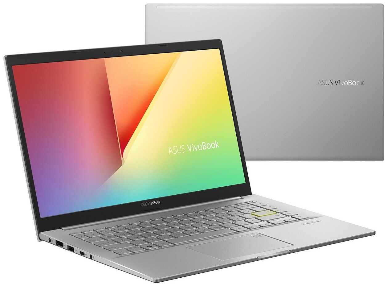 Ноутбук Asus K413EA-EK1758W 140FHD Intel Core i5-1135G78Gb256Gb SSDIntel Iris X GraphicsWin11Silver90NB0RLB-M34080