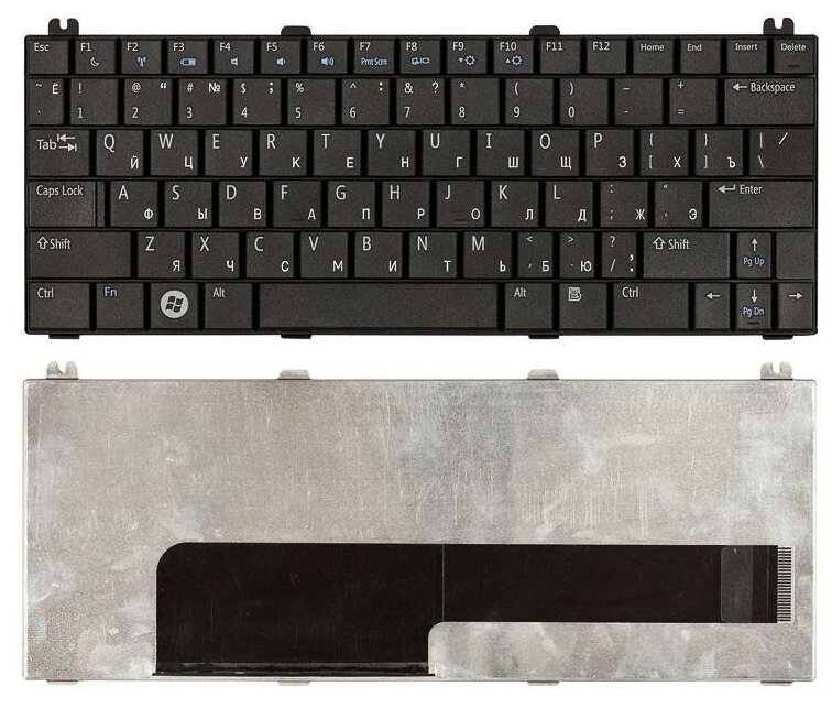 Клавиатура для ноутбука Dell Inspiron mini 12 1210 черная 880₽