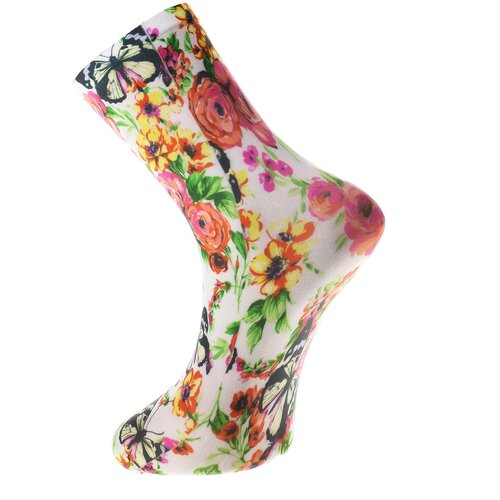 фото Женские носки mademoiselle, 30 den, размер unica, мультиколор