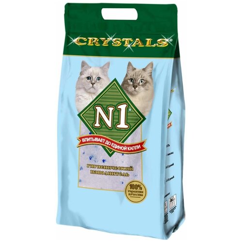 Силикагелевый наполнитель для кошек 5 кг, 1 упаковка