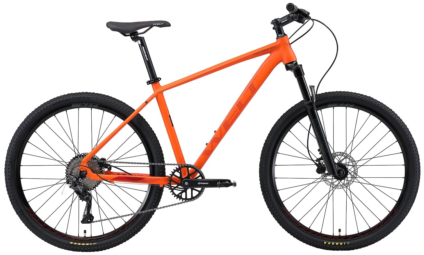 Горный (MTB) велосипед Welt Ranger 2.0 27 (2022) orange 20" (требует финальной сборки)