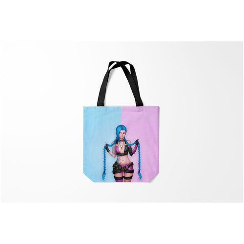 фото Сумка-шоппер / 40х40 см / геймерам / league of legends jinx burnettie