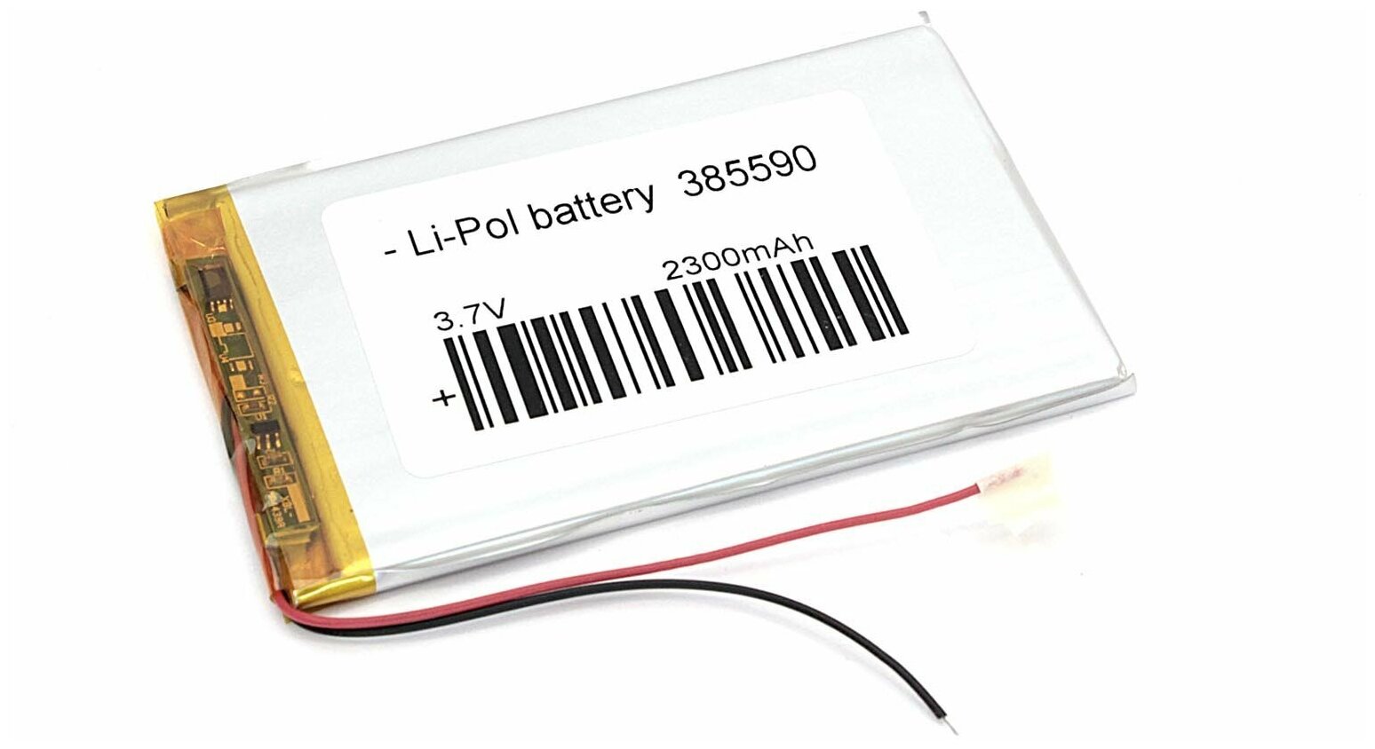 Аккумулятор Li-Pol (батарея) Vbparts 3.8*55*90мм 2pin 3.7V/2300mAh 079618
