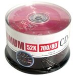 Оптический диск CD-R Mirex 700Mb, 52x, cake box, 50шт. - изображение