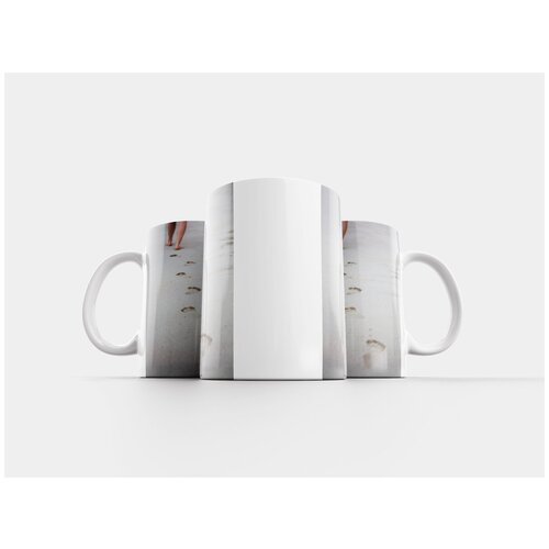 фото Кружка "стопам, ходить, отпечаток" 320 мл lotsprints