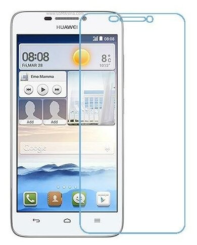 Huawei Ascend G630 защитный экран из нано стекла 9H одна штука