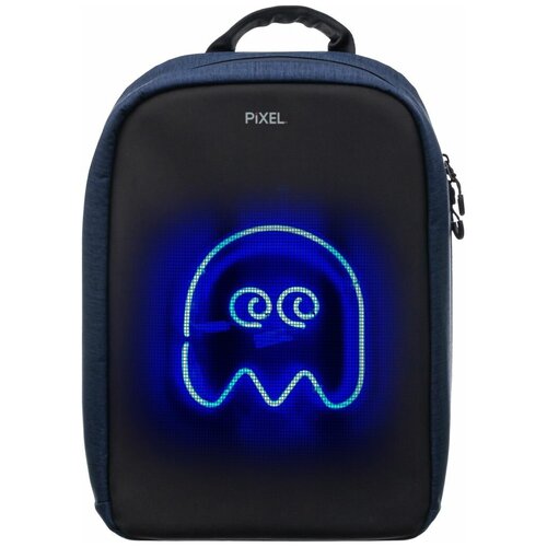 фото Pixel bag рюкзак с led-дисплеем pixel max - navy (темно-синий), мод. pxmaxnv02