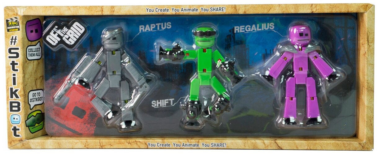 Игровые наборы и фигурки для детей Stikbot - фото №8