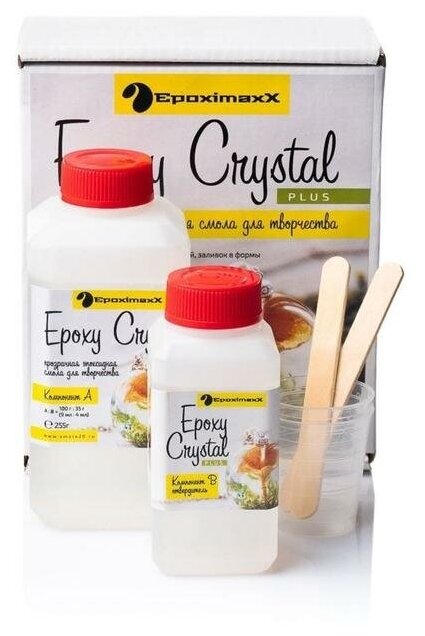 Ювелирная прозрачная смола «Epoxy Crystal PLUS», 345 г