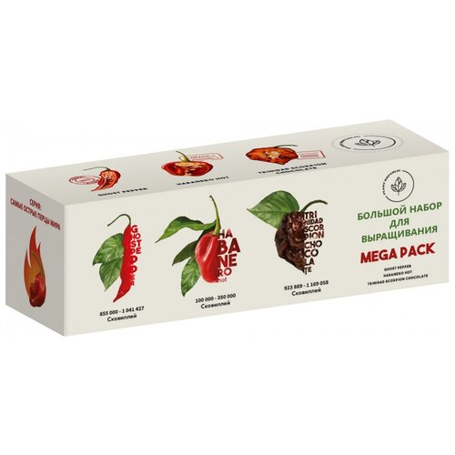 Набор для выращивания растений Plant Republic Три острых перца pr-009